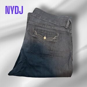 NYDJ Gray Trouser Jeans